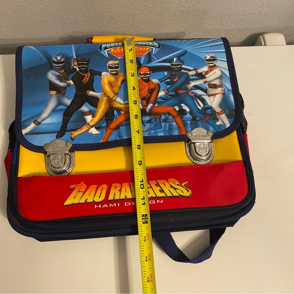 Power Rangers Wild Force/Gao Rangers Hami Design School Book Bag/Backpack - Picture 13 of 14